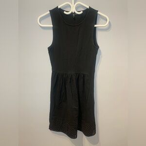 Only Black Dress w Crochet Bottom